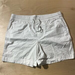 Croft & Barrow White Drawstring Shorts XL (NA)